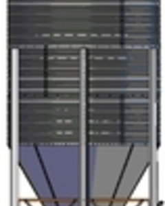 Silo BD-M 27.0m³ d2750 h7190 4-ring 6-leg